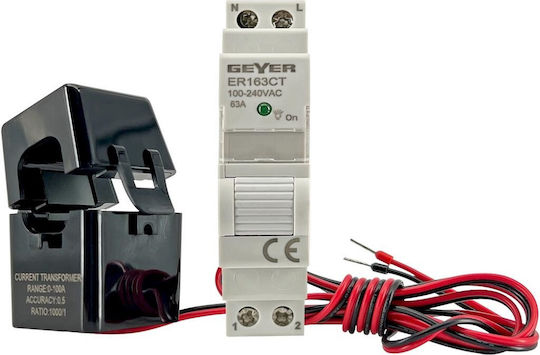 Geyer Analizator De Energie Panou Electric Analogic Șină ER163CT