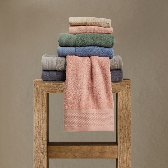 Das Home 3-tlg. Set Badetücher Best 0833 Taupe Gewicht 450gr/m²