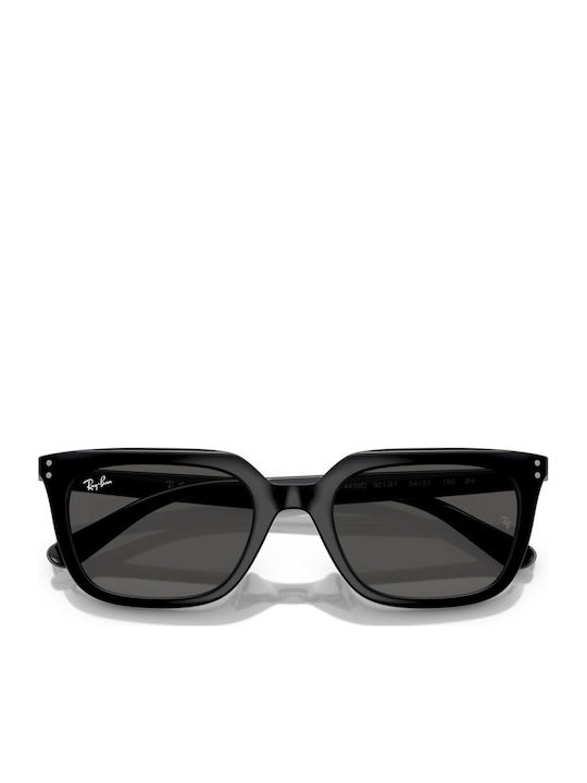 Ray Ban Унисекс Слънчеви Очила с Черна Пластмасова Рамка и Черни Стъкла RB4439D 901/87
