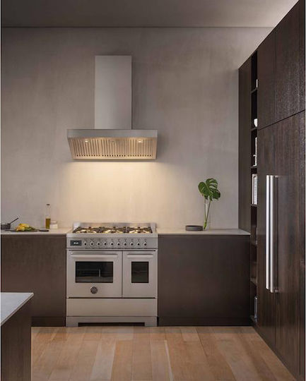 Bertazzoni Απορροφητήρας Καμινάδα 90cm Inox