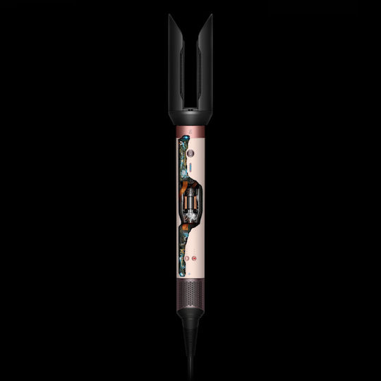 Dyson Hs09 Airwrap Co-anda2x Straight + Wavy Electric Hair Brush with Air for Hair Straightening and Curls 1700W Pink / Rose Gold