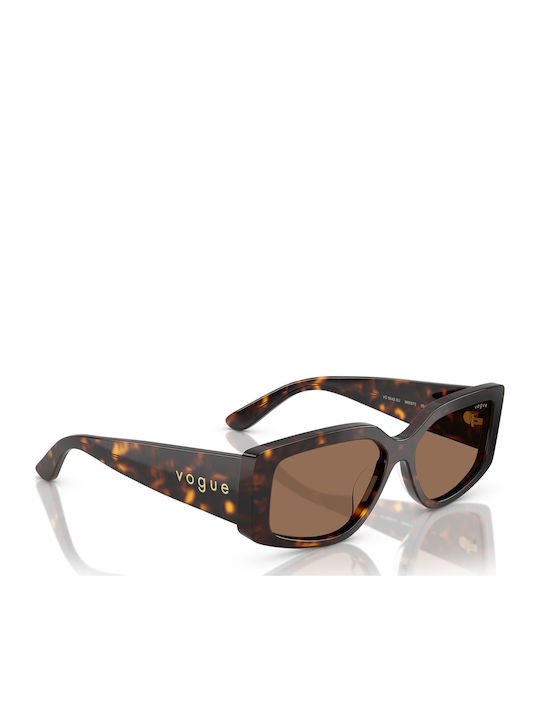 Vogue Women's Sunglasses with Brown Tartaruga Plastic Frame and Brown Lens VO5642SU W65673