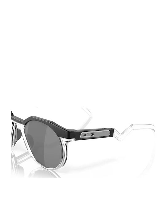 Oakley HSTN Men's Sunglasses with Multicolour Plastic Frame and Black Polarized Lens OO9242-05