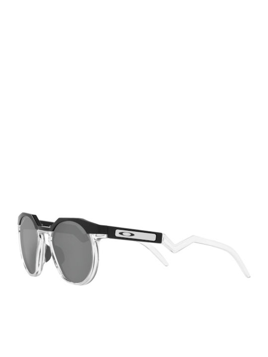 Oakley HSTN Men's Sunglasses with Multicolour Plastic Frame and Black Polarized Lens OO9242-05