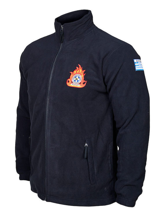 GreekForces Fire Department Jacket Blue FIRE1010