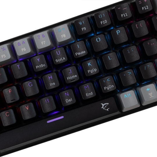 White Shark WAKIZASHI-2 Gaming Mechanische Tastatur mit Benutzerdefiniertes Rot Schaltern und RGB-Beleuchtung (Englisch US) Black/Grey