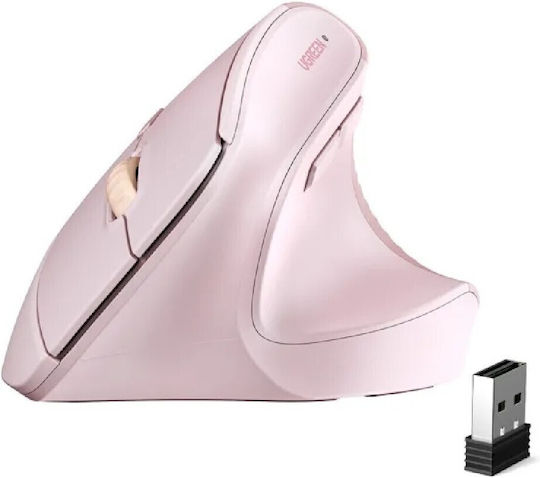 Ugreen M571 Wireless Ergonomic Bluetooth Mouse Pink