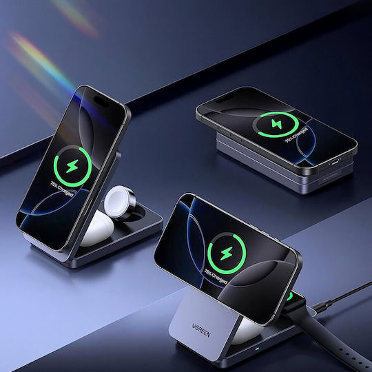 Ugreen Kabelloses Ladegerät (Qi Pad) 25W Gray (W707)