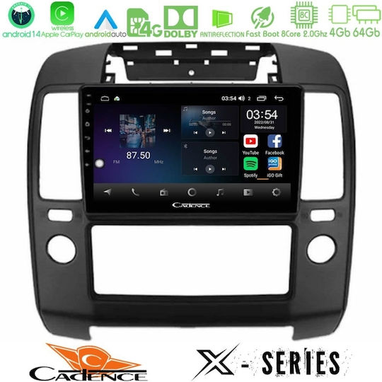 Cadence Автомобилна Аудио Система (Блутут/USB/WiFi/GPS/Apple-Carplay/Android-Auto) с Тъчскрийн 9"