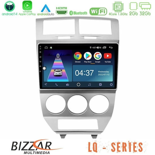 Bizzar Ηχοσύστημα Αυτοκινήτου Dodge Caliber 2006-2011 (Bluetooth/USB/WiFi/GPS/Apple-Carplay/Android-Auto) με Οθόνη Αφής 10"
