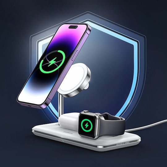 Ugreen Ασύρματος Φορτιστής (Qi Pad) 25W Λευκός (CD278)