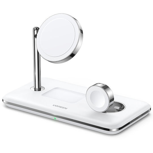 Ugreen Ασύρματος Φορτιστής (Qi Pad) 25W Λευκός (CD278)