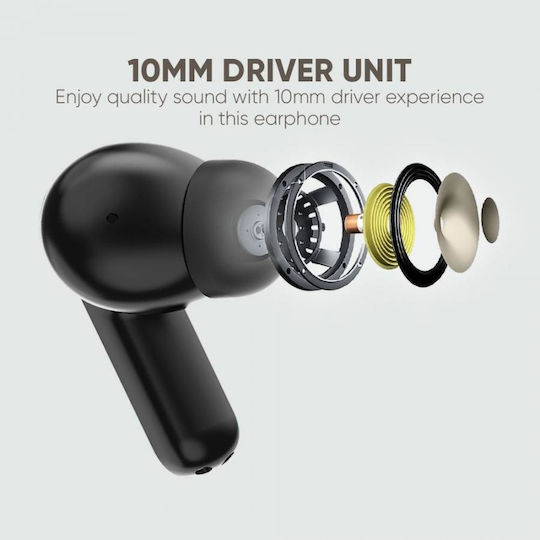 Sonic Gear Earpump Q1 In ear Bluetooth хендсфри Слушалки с Устойчивост на Пот и Кутийка за Зареждане Бял