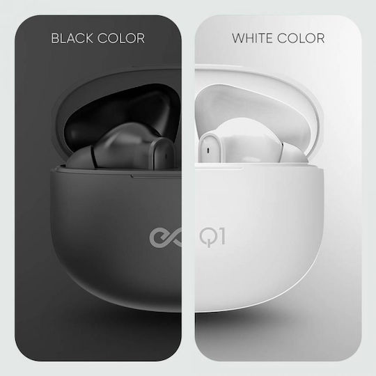 Sonic Gear Earpump Q1 In ear Bluetooth хендсфри Слушалки с Устойчивост на Пот и Кутийка за Зареждане Бял