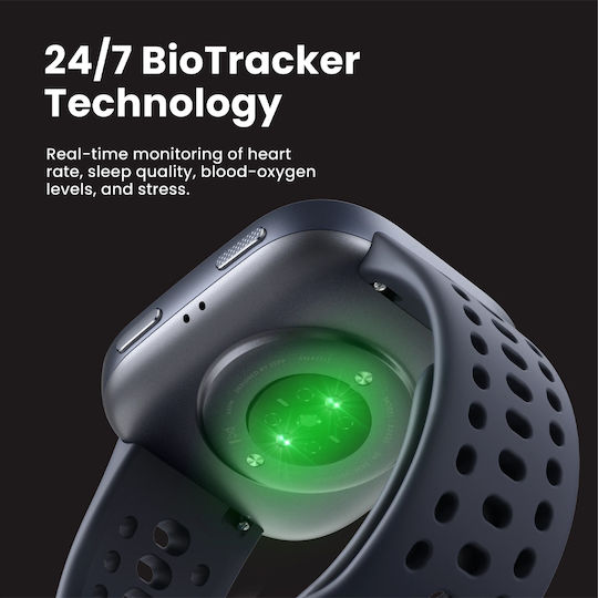 Amazfit Bip 6 46мм Водоустойчив Смартчасовник с Пулсомер (Червен)
