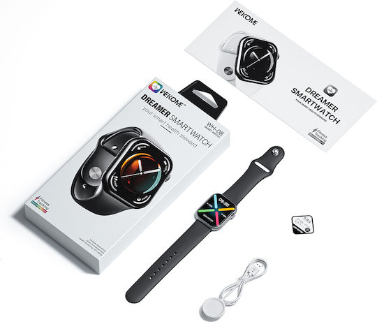 WK WH-08 Smartwatch (Μαύρο)
