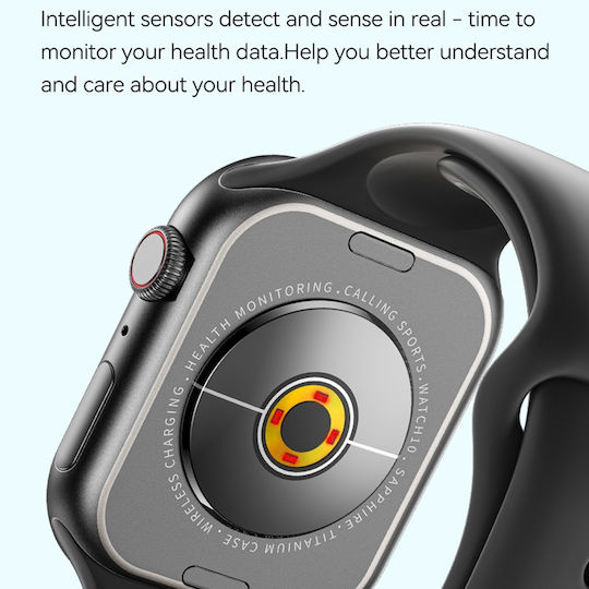 WK WH-08 Smartwatch (Μαύρο)