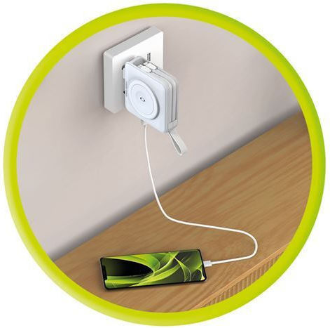 Mobile Origin PBT-03L-WHT MagSafe Power Bank 10000mAh 20W με Θύρα USB-A και Θύρα USB-C Power Delivery Λευκό