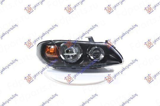 Front Electric Light 2002 Black E Depo Nissan Almera N16 L B 00-06 26010bn708 Right 1 Piece
