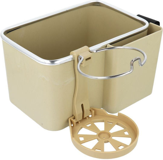 Getränkehalter fürs Auto 1 Platz für Konsole in Beige Farbe