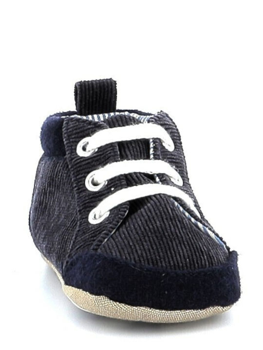 Soft-Sole Shoe for Boys Bubble Bobble in Blue A2191__3