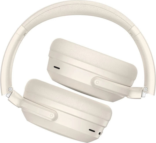Edifier WH700NB Pro Wireless / Wired Over Ear Headphones with 56 hours of Operation and Quick Charge Ivory