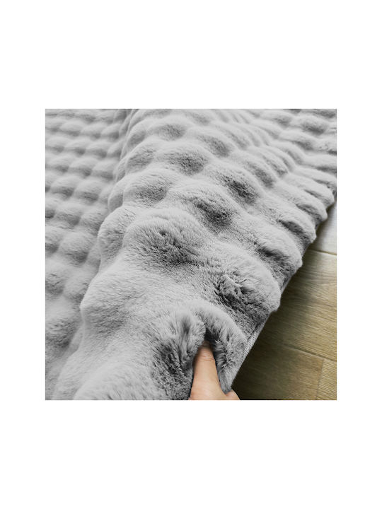 Beauty Home Χαλί Αντιολισθητικό Γούνινο 155x230cm Γκρι Beauty Home Χαλί Αντιολισθητικό Γούνινο 155x230cm Γκρι