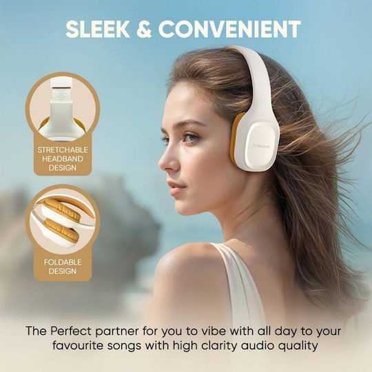 Sonic Gear Airphone 5 (2025) Wireless / Wired Over Ear Headphones with 10 hours of Operation Raindrop