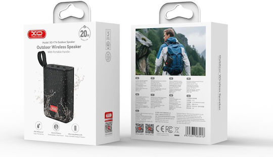 XO F74 Bluetooth Speaker 5W with Battery Life up to 12 hours Black