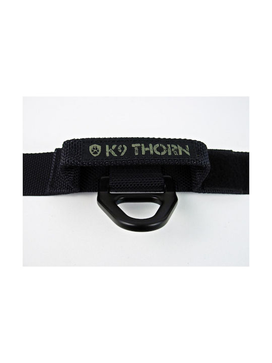 K9 Thorn Dog Collar Bravo 45mm Handle Metal Buckle Cobra Olive Medium 35-45cm