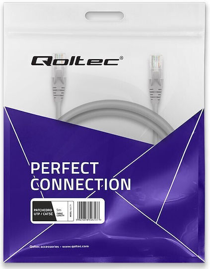 Qoltec U/UTP Cat.5e (Gigabit) Cablu De Rețea Ethernet 5m Gri