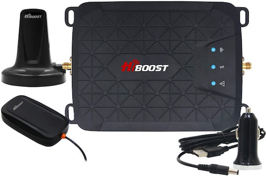 Hiboost HiWay-5S Car Signal Booster 4G Mobile Signal Amplifier 1800MHz / 2100MHz / 800MHz / 900MHz