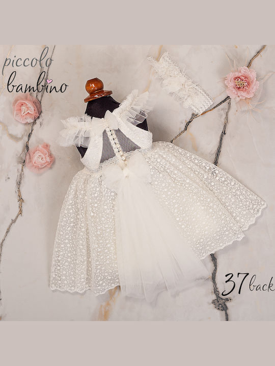 Piccolo Bambino Baptism Dress for Girls 604-37