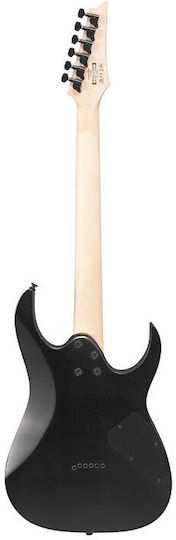 Ibanez RG421EXL-BKF Elektrische Gitarre für Linkshänder mit HH Tonabnehmerkonfiguration Schwarz