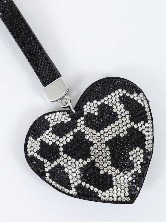 Μπρελόκ Bag Charm Μαύρο Animal Print 81902