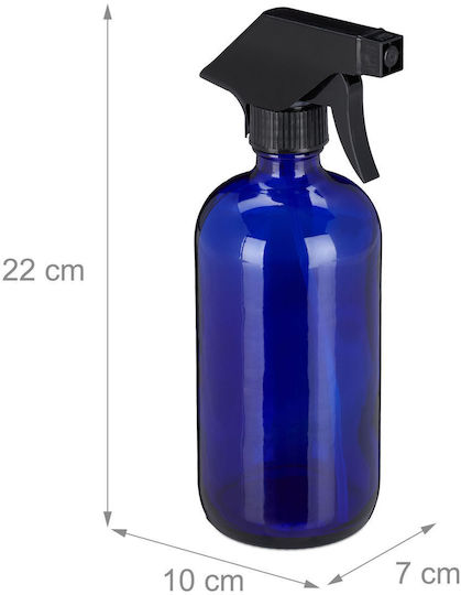 Set 2 Sticle de Pulverizare 500ml Albastre Relaxdays
