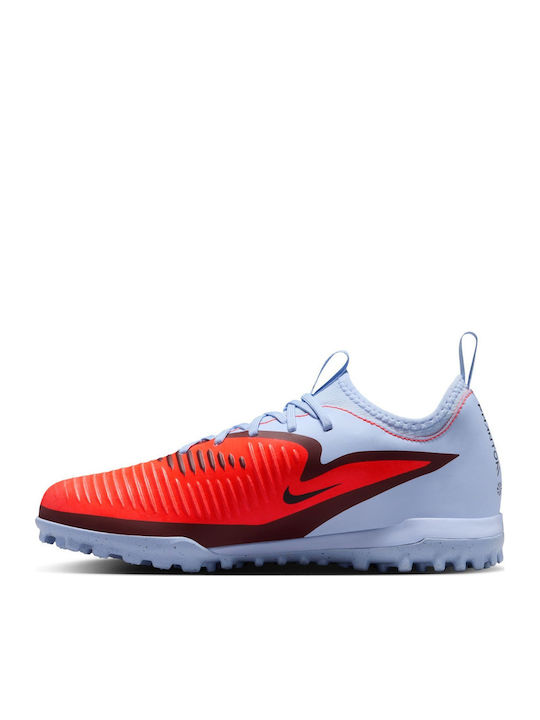 Nike Ghete de Fotbal pentru Copii Jr Phantom cu Talpă cu Crampoane Albastre Deschise