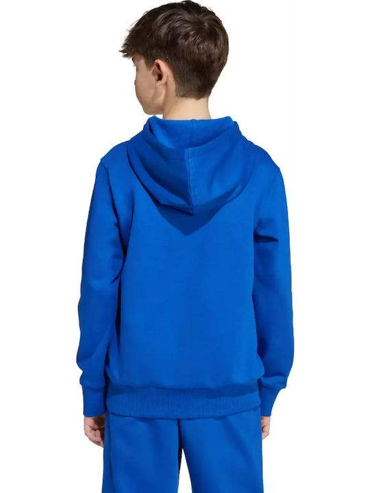Kids Sweatshirt with Hood and Pockets Blue