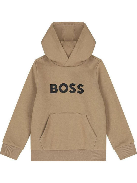 Παιδικό Φούτερ με Κουκούλα Beige