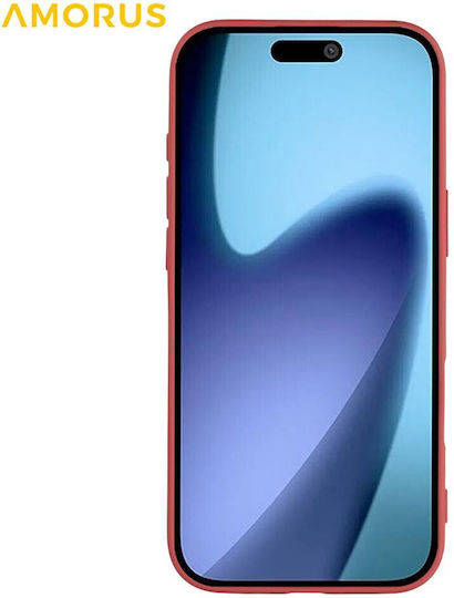 Amorus Back Cover Σιλικόνης Κόκκινο (iPhone Air)