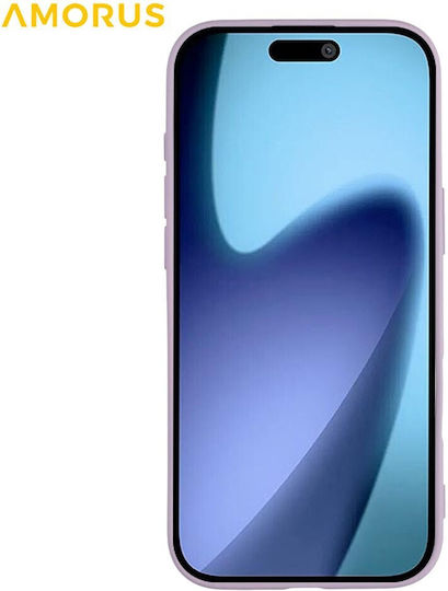 Amorus Back Cover Σιλικόνης Μωβ (iPhone Air)