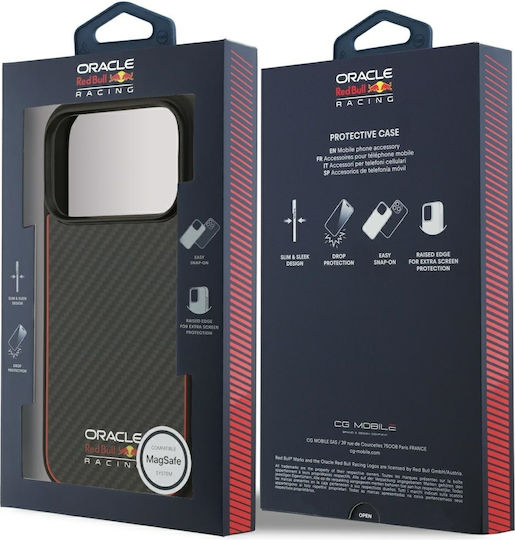 Red Bull Back Cover Aramid Fiber / Πλαστικό / Σιλικόνης Μαύρο (iPhone 17 Pro)
