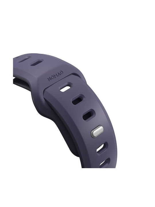 Nomad Λουράκι Σιλικόνης με Pin Μωβ (Apple Watch 44/45/46mm/Ultra 49mm)