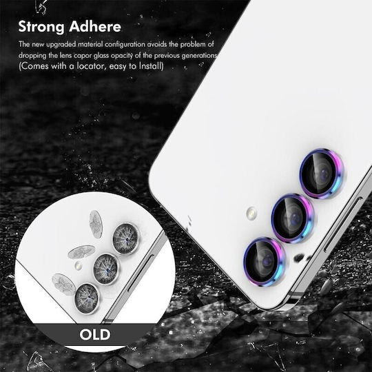 Enkay Camera Protection Tempered Glass Pink for the Samsung Galaxy S25 FE 5G