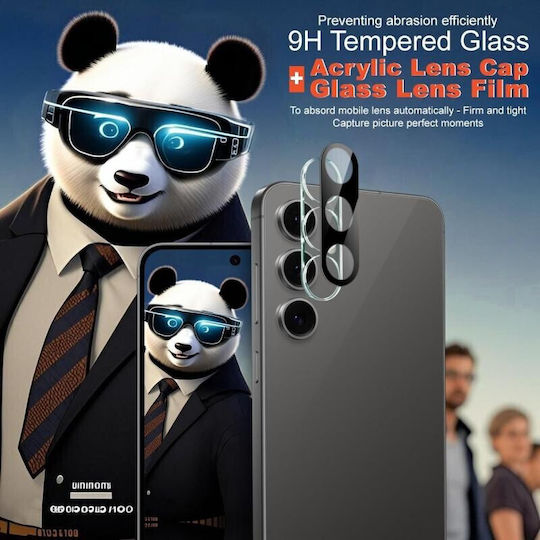 Imak Camera Protection Tempered Glass Black for the Samsung Galaxy S25 FE 5G