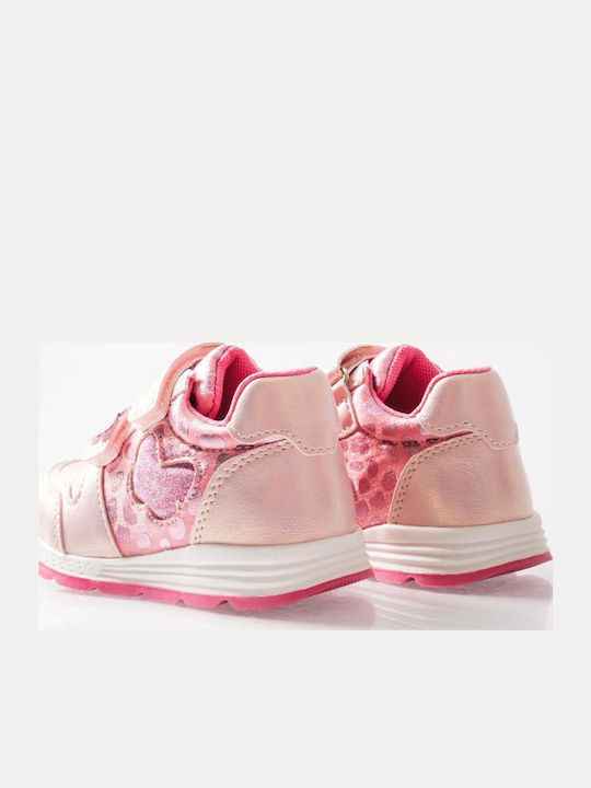 Kids Sneakers with Scratch Pink
