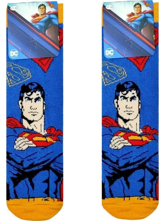 Disney Παιδικές Κάλτσες Superman Πολύχρωμες 3 Ζευγάρια