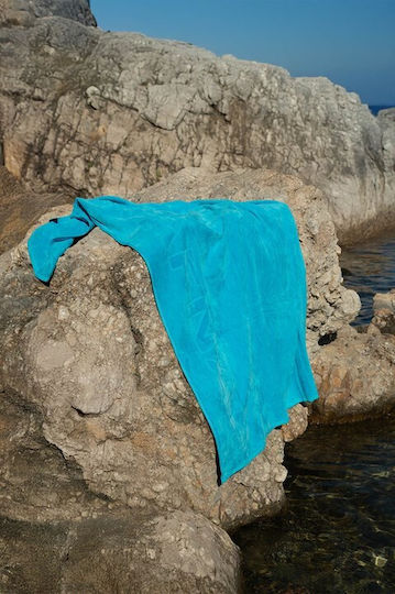 Naf Naf Beach Towel Light Blue 170x90cm.
