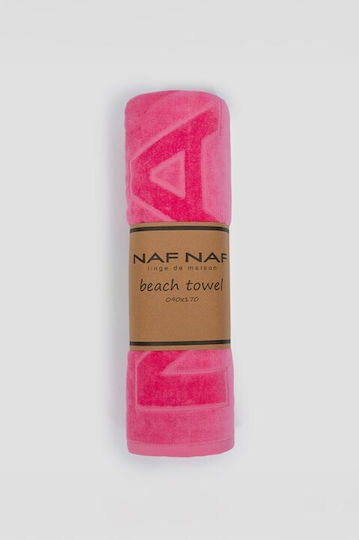 Naf Naf Πετσέτα Θαλάσσης Ροζ 170x90εκ.
