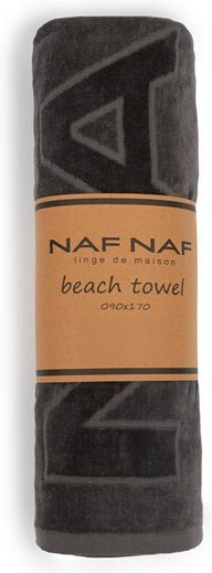 Naf Naf Πετσέτα Θαλάσσης Γκρι 170x90εκ.
